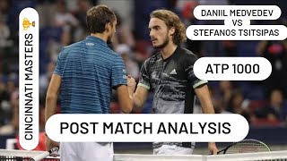 Daniil Medvedev vs Stefanos Tsitsipas  2022 Cincinnati ATP Masters 1000  Hindi Post Match Analysis [upl. by Lleuqram692]