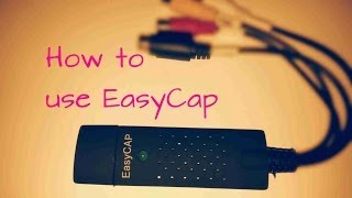 How to use Easy Cap usb to rca [upl. by Ulrike]