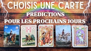 PRÉDICTIONS 👀🔮⚡️ POUR LES PROCHAINS JOURS 🗞 5 CHOIX 🌈 INTEMPOREL [upl. by Leynad431]