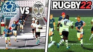 SCOTLAND vs FIJI Autumn Internationals 2024  Rugby 22 Legend Difficulty Gameplay amp Commentary [upl. by Flavia]