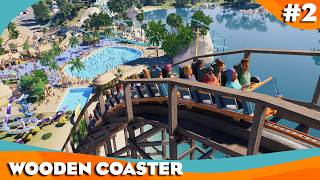 Building a wooden coaster in Planet Coaster 2 Part 2 [upl. by Eniluqaj610]