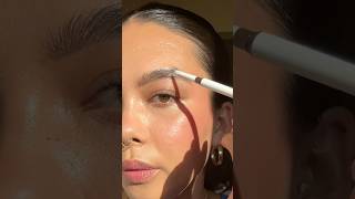 Trying Glossier’s new brow pencil eyebrows brows glossier eyebrowtutorial [upl. by Hnib]