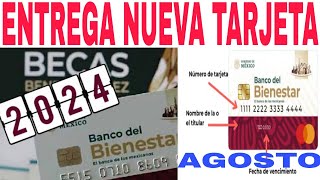 🙏BECAS🎉 CUÁNDO RECIBIRÉ NUEVA 📆TARJETA PARA RECIBIR PAGO🛑 BECARIOS AGOSTO SEPTIEMBRE [upl. by Raffo]