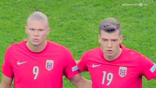 Slovenia vs Norway National Anthem  UEFA Nations League 202223 [upl. by Rawdon]