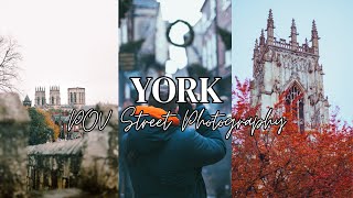 50mm Rainy Street Photography POV York  Canon EOS R50  Canon RF 50mm 18 Lens [upl. by Kila364]