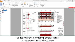 Split PDF at book Marks Using PDFSam [upl. by Lantha140]