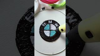 Making B M W Logo With 3D Pen 🫨☠️ [upl. by Farnham]