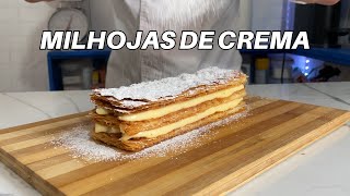 Milhojas de crema pastelera [upl. by Elboa]