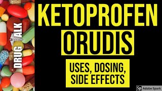 Ketoprofen Orudis  Uses Dosing Side Effects [upl. by Spohr804]