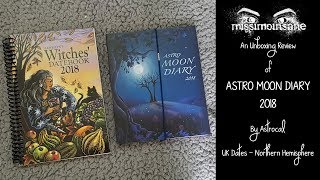 🌜UK Review  ASTRO MOON DIARY 2018 By Astrocal  UK Dates  Northern Hemisphere🌛 [upl. by Nnaylime]