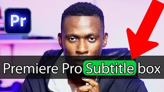 How To Create Animated Captions In Premiere Pro  Premiere Pro Subtitles [upl. by Charisse448]