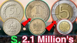 Top 6 most valuable Poland Coins most Expensive Poland Coins worth a lot of moneyCoins worth money [upl. by Ricardama]