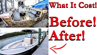 Restoring A BOAT Total COST [upl. by Marozas]