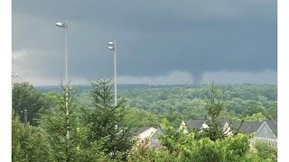 WATCH Tornadoes in Maryland [upl. by Anahsak]