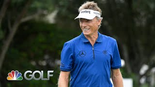 How Bernhard Langer has managed back pain with technique  Golf Today  Golf Channel [upl. by Norabel]