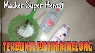 Masker Bedak Bayi dan Air Mawar Ternyata Membuat Wajah Putih Glowing [upl. by Peria]