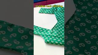 neck stitching tricks and tips short diamond neck shortsfeed shortvideo trending song [upl. by Nachison]