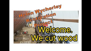 we cut the hull wood for our historical lifeboat restoration project Whitby [upl. by Rotsen121]