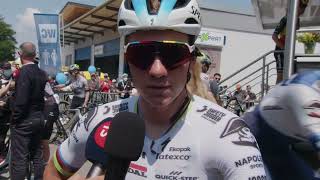 Remco Evenepoel  Interview at the start  Stage 7  Tour de Suisse 2023 [upl. by Sandor283]