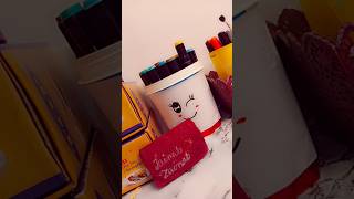 Very easy pen holder craftviralvideo shortsfeed ideas youtube channel [upl. by Eicak]