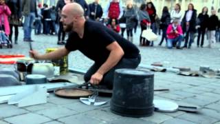 Dario Rossi quotTECHNO RAVE PARTY mode ONquot live  Piazza del Popolo Rome [upl. by Albertina]