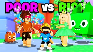 POOR MOM vs RICH MOM in Roblox Pet Sim 99 [upl. by Brandice]