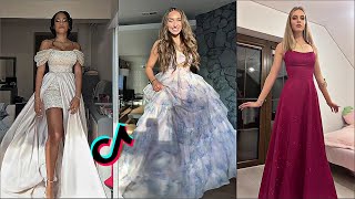 Prom Dresses 👗 ✨️  Tiktok Compilation [upl. by Inanaup]