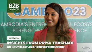 Entrepreneurship in Southeast Asia  Priya Thachadi CEO of Villgro Philippines  Interview [upl. by Annoyt]