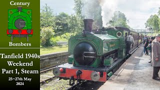 Tanfield Railway 1940s Weekend 2024  Steam Action from No2 and Horden [upl. by Owen387]