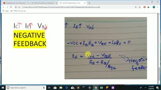 Emitter feedback bias circuit  URDU HINDI [upl. by Legin72]