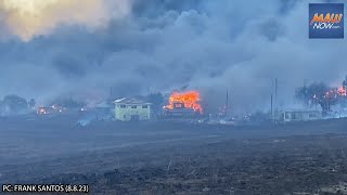 West Maui fire Kelawea Mauka Lahainaluna Rd  Aug 8 2023 [upl. by Viscardi]