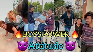 👹👹Boys Power Girls Attitude Reels Tiktok Video Today New Viral video 👹👹 [upl. by Amatruda980]