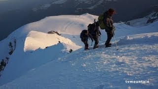 3 MontBlanc 2013 voie normale Refuge du Goûter sommet du MontBlanc montagne alpinisme [upl. by Kline]