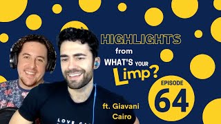 Ep 64 HIGHLIGHTS ft GIAVANI CAIRO AKA Rad Thad from THE CHOSEN  Whats Your Limp [upl. by Stelu336]