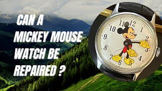 Can a Mickey Mouse watch be repaired [upl. by Sulokcin]