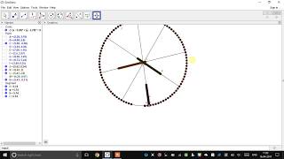 wheel animation in geogebra [upl. by Yellas933]