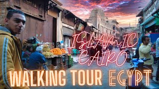 4K EGYPT 🇪🇬 Walking Tour of Old Cairo and Market [upl. by Ikkim]