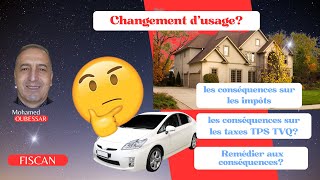 Changement d’usage d’un bien [upl. by Laup312]