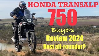 Honda Transalp 750 review 2024Best upper middleweight dual purpose adventure bike 78 [upl. by Carrnan]