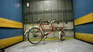 Cargo Bike in Freight Elevator [upl. by Nnyrat]