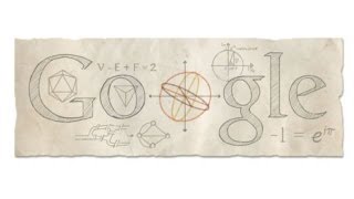 Leonhard Euler Google Doodle [upl. by Llatsyrk720]