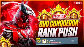 DUO CONQUEROR LIVE RANK PUSH shortsfeed conqueror bgmi [upl. by Bergh116]