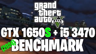 GTA 5 2024  GTX 1650S 4GB amp i5 3470  Performance Test [upl. by Yecac]