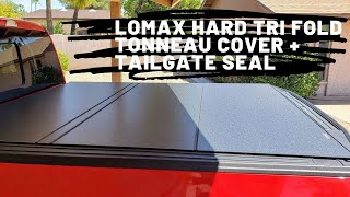 Lomax Hard Tri Fold Tonneau Cover Install and Review [upl. by Leuqcar437]