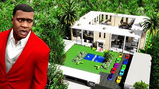 Franklin Upgrading NEW TRILLIONAIRE SECRET HOUSE In GTA 5 [upl. by Jaime402]