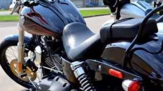 Harley Davidson Dyna Wide Glide 2014 blackened cayenne for sale Angleton TX 979 8493681 FXDWG [upl. by Eseilana164]