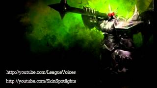 Mordekaiser Voice  Español Spanish  League of Legends [upl. by Merce]