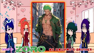 The Apothecary Diaries react to Zoro as Maomaos Brother  gacha club react [upl. by Einaj428]