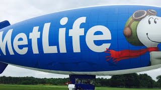 A ride in the MetLife Blimp that is in the area for the Wyndham Championship [upl. by Anaillil193]