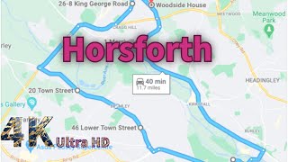 Horsforth H01 Actual Test Route 3 Roundabouts Covered 4K [upl. by Anev]